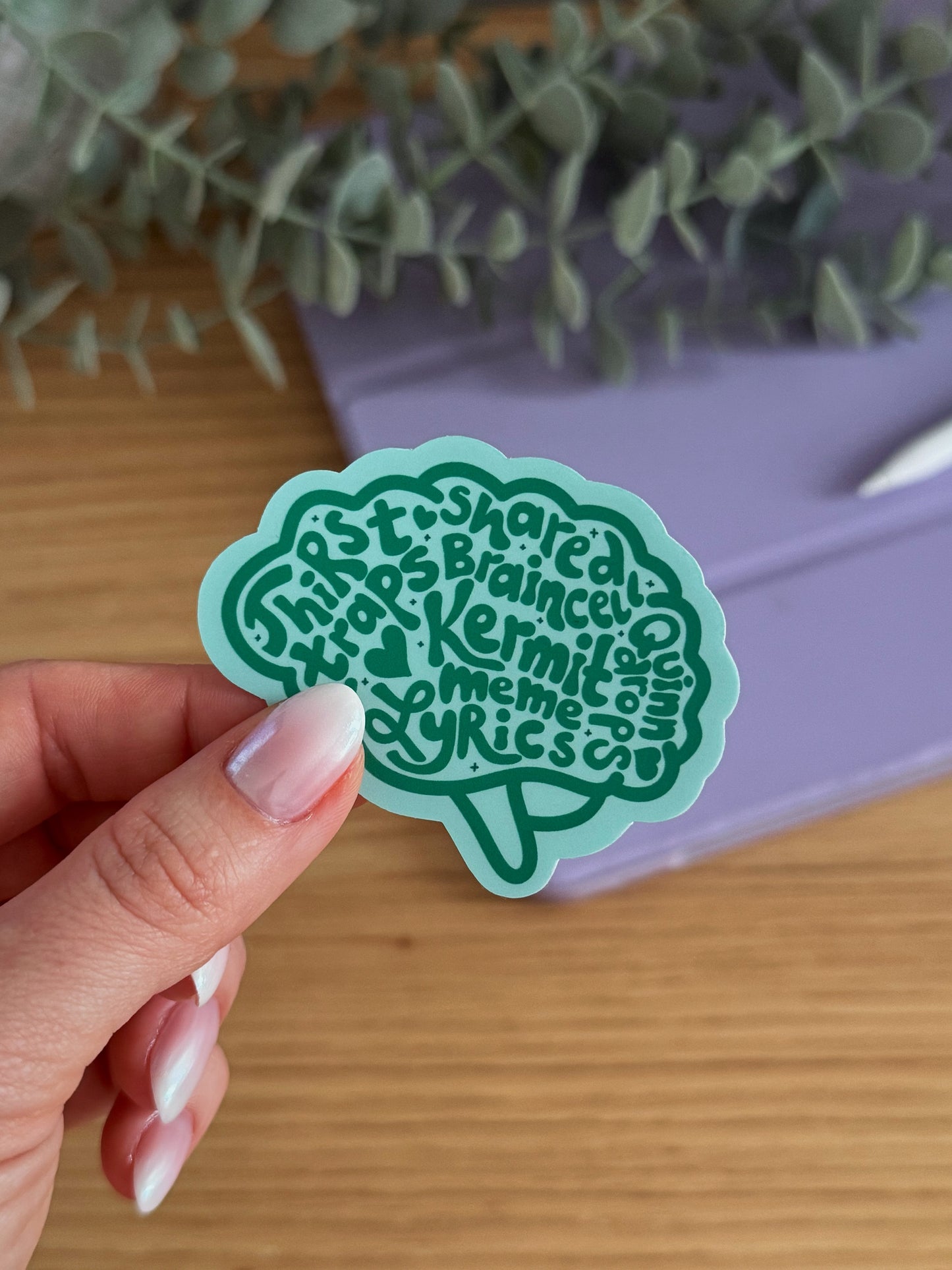 Angel Brain Sticker