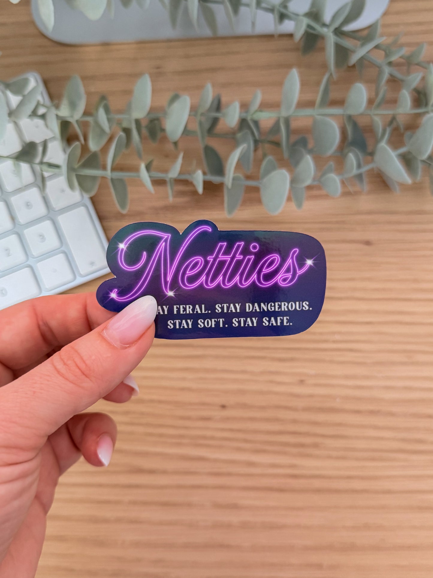 Netties Holographic Sticker