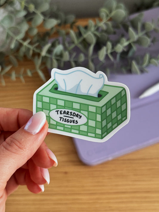 Tearsday Tissues Sticker