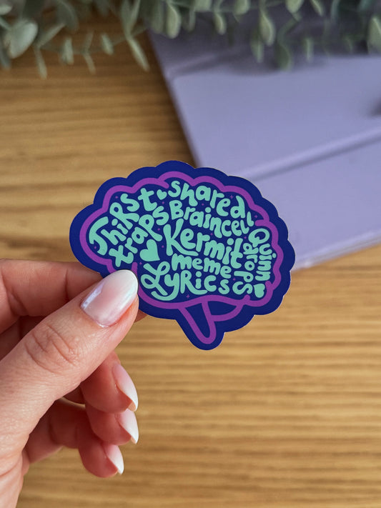 Angel Brain Sticker