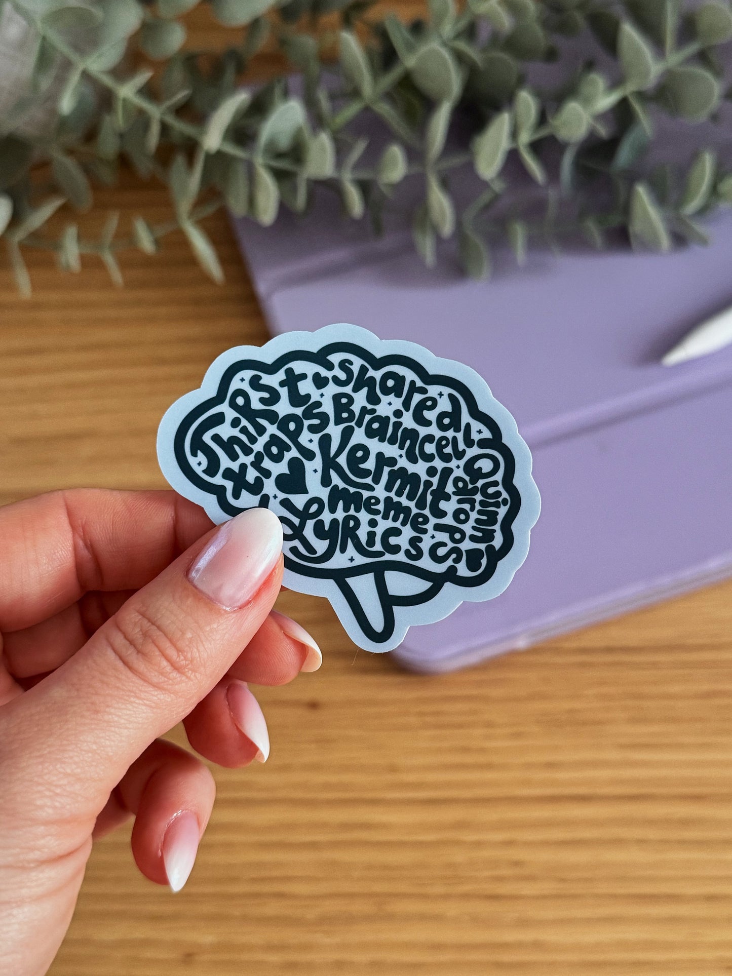 Angel Brain Sticker