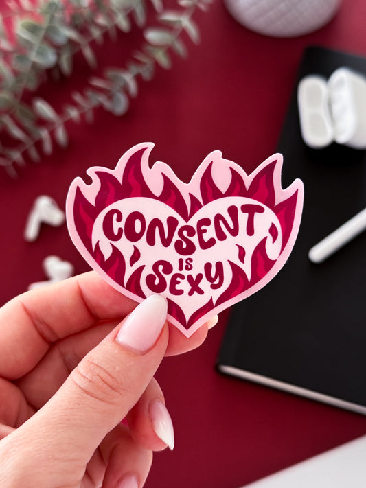 Consent is Sexy Sticker