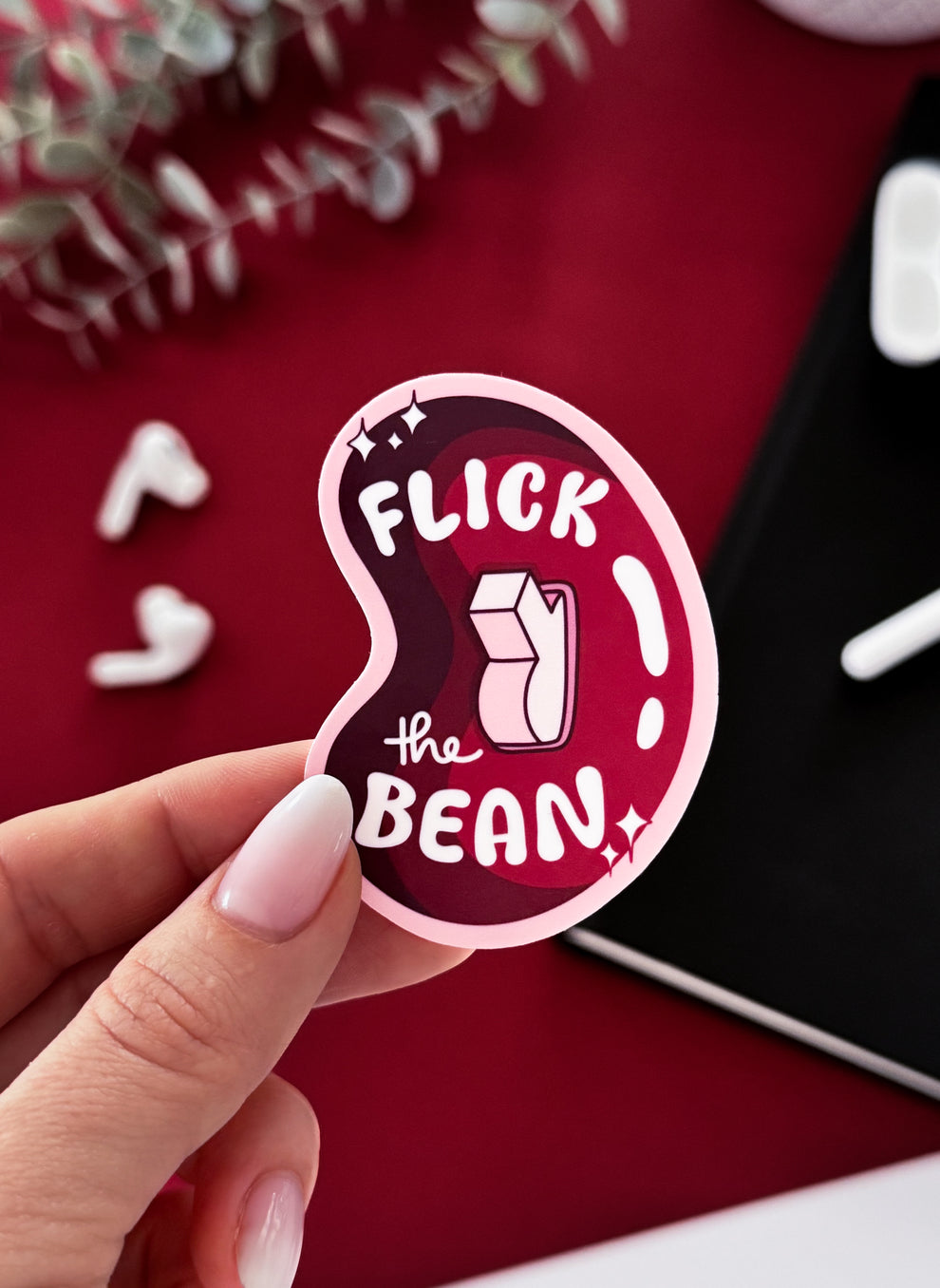 Flick the Bean Sticker || Part of the QuinnCast Podcast collection ...