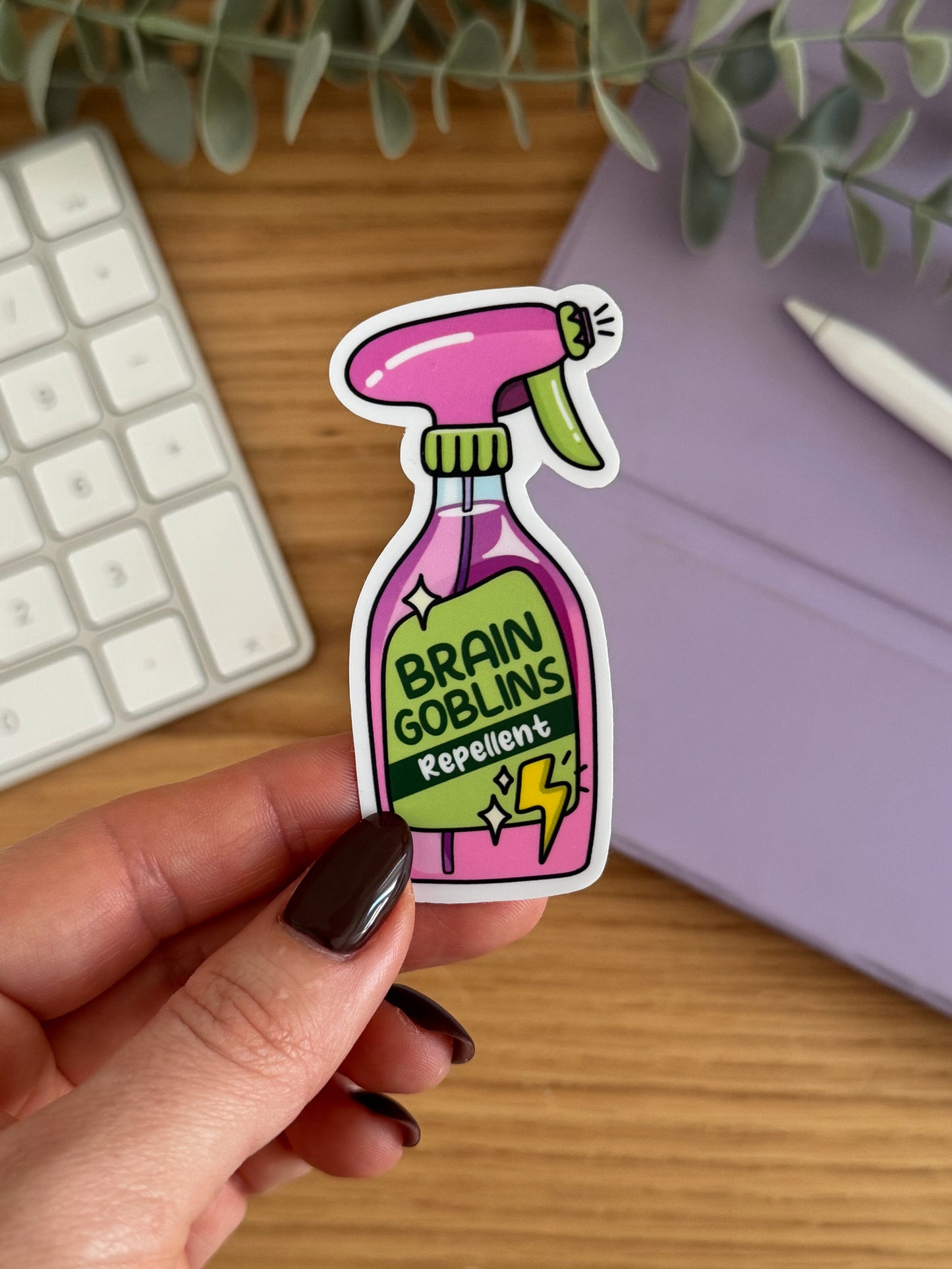 Brain Goblins Repellent Sticker