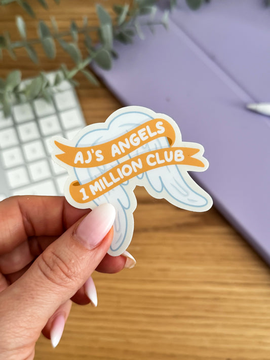 1 Million Club Sticker