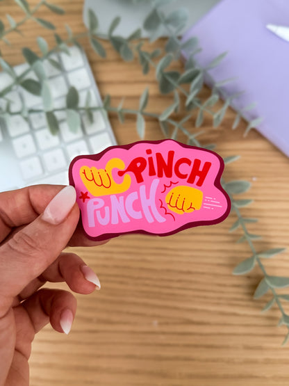 Pinch Punch Sticker