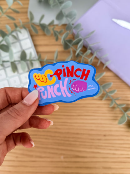 Pinch Punch Sticker
