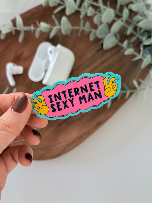 "Internet Sexy Man" Sticker