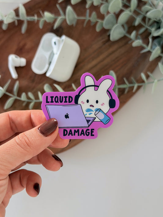 Liquid Damage Sticker